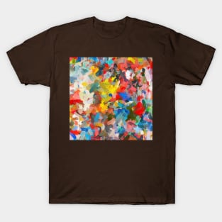 Color Forest Abstract Painting T-Shirt